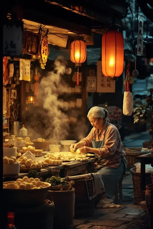 外婆的馄饨铺电影海报