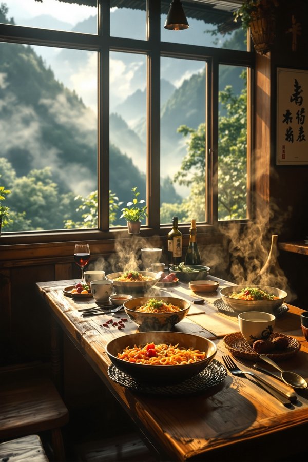 周二推荐《山野食堂》海报